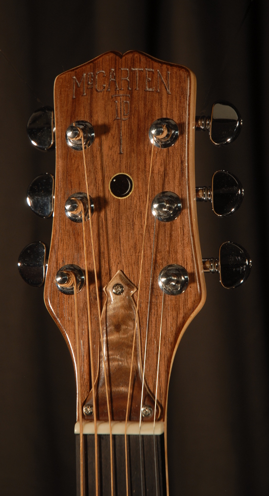 front view of the body of michael mccarten's 000-12 flat top guitar model