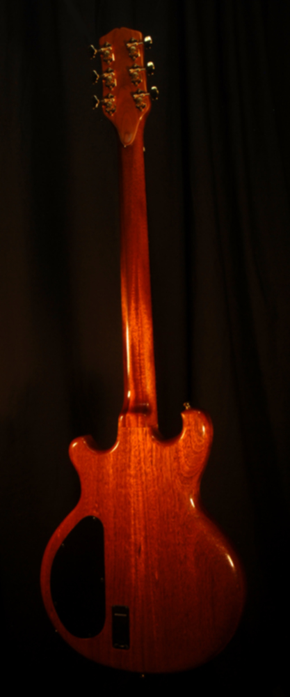 rear view of michael mccarten's DC13 double cutaway electric guitar model