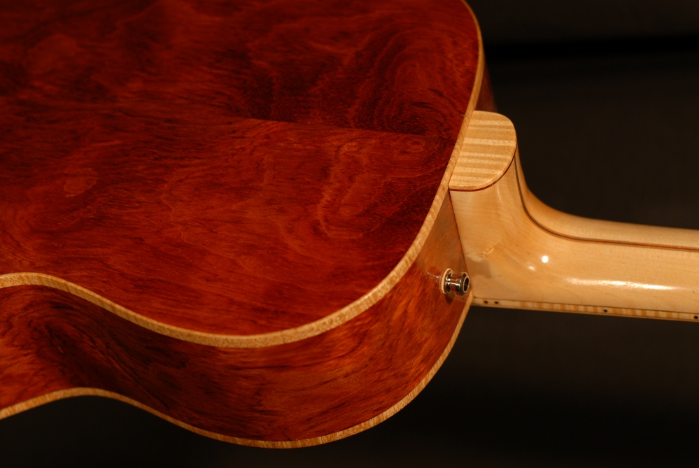 front view of the body of michael mccarten's 000-12 flat top resonator guitar model