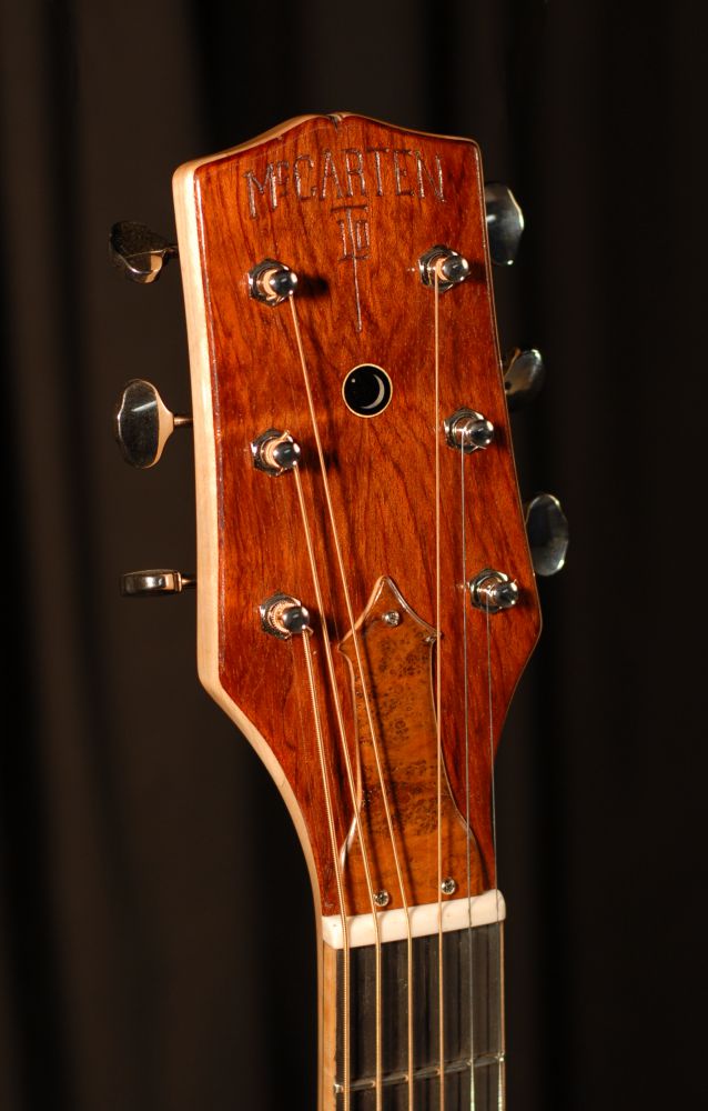 rear view of the body of michael mccarten's 000-12 flat top resonator guitar model